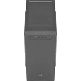 Obudowa mini tower Aerocool CS-108 (czarna | 2x USB-A)