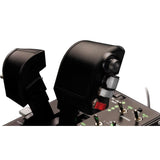 Thrustmaster Hotas Warthog Joystick i przepustnica do gier Hotas (czarne srebro, PC)