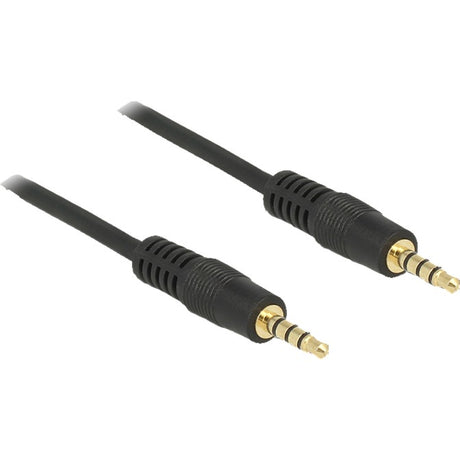 Delock Kabel męski 3,5 mm > 3,5 mm męski (czarny, 1 metr)