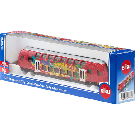 Siku super - model pojazdu piętrowego pociągu (skala 1:87)