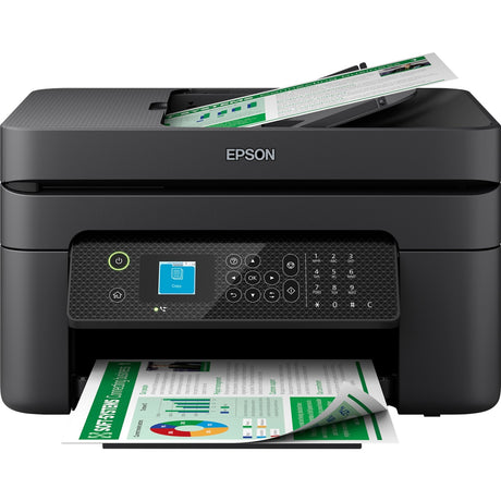 Epson Worker wf-2930dwf Uniwersalna drukarka atramentowa z funkcją faksu (czarny, skanowanie, kopiowanie, faksowanie, Wi-Fi)