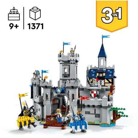 Lego® Creator Średniowieczny zamek 3 w 1 z rycerzami na koniach - 31168