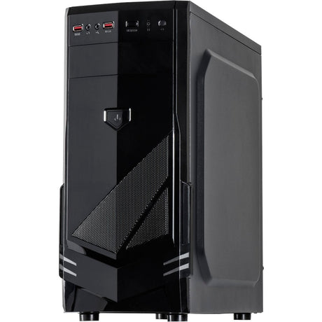 Obudowa midi tower Inter-tech b-30 (czarna | 2x USB-A)