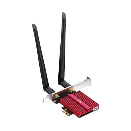 Adapter Cudy AX5400 Wi-Fi 6e Bluetooth 5.3 PCI-E WLAN (czerwony)