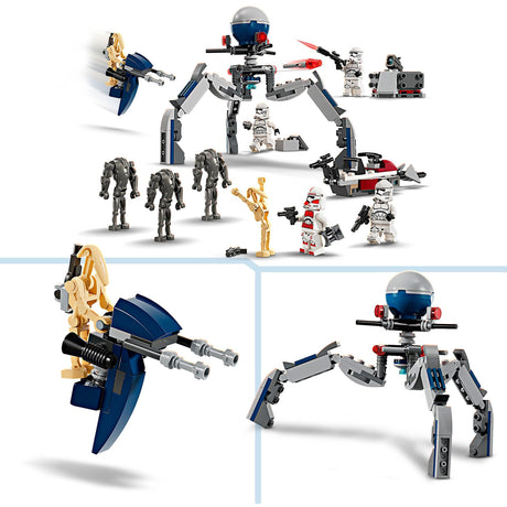 Zestaw bojowy Lego Star Wars Clone Trooper™ Battle Droid™ — 75372