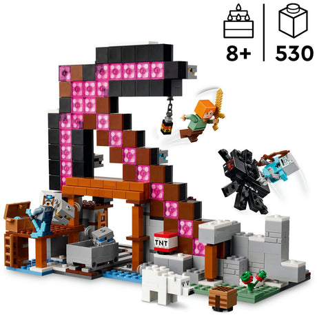 Zestaw Lego Minecraft Kopalnia kilofów dla dzieci - 21277