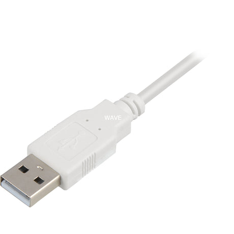 Kabel Sharkoon USB 2.0, USB-A > USB-B (biały, 0,5 m)