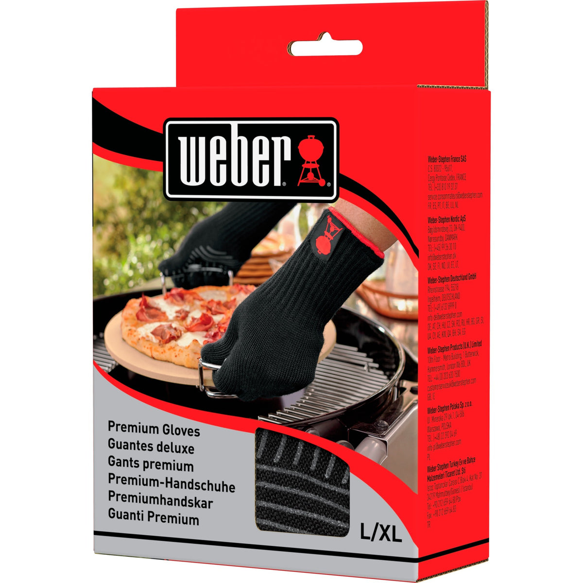 Rękawiczki Weber premium (czarne, rozmiar l xl)