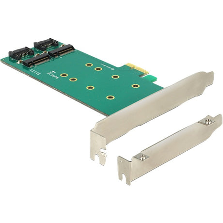 Delock Karta PCI Express > 2 x wewnętrzny klucz m.2 b 110 mm - adapter o niskim profilu