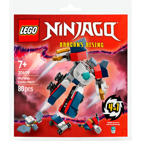Lego Ninjago — zabawka konstrukcyjna Mini Ninja Combo Mech (30699)