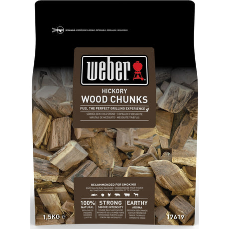 Kostki z drewna hikorowego Weber drewno aromatyczne (1,5 kg)