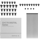 Obudowa cyfrowa mini tower Deepcool ch170 (czarna | 2x USB-A | 1x USB-C)