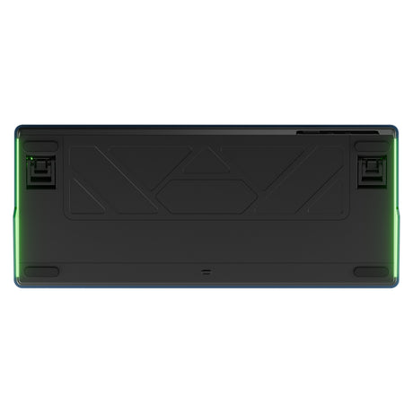 Klawiatura mechaniczna Ducky OK-M-75 RGB (czarna, układ US (QWERTY), KTT linear, 75%, RGB, hot-swap, PBT, 2,4 GHz | Bluetooth | USB-C)