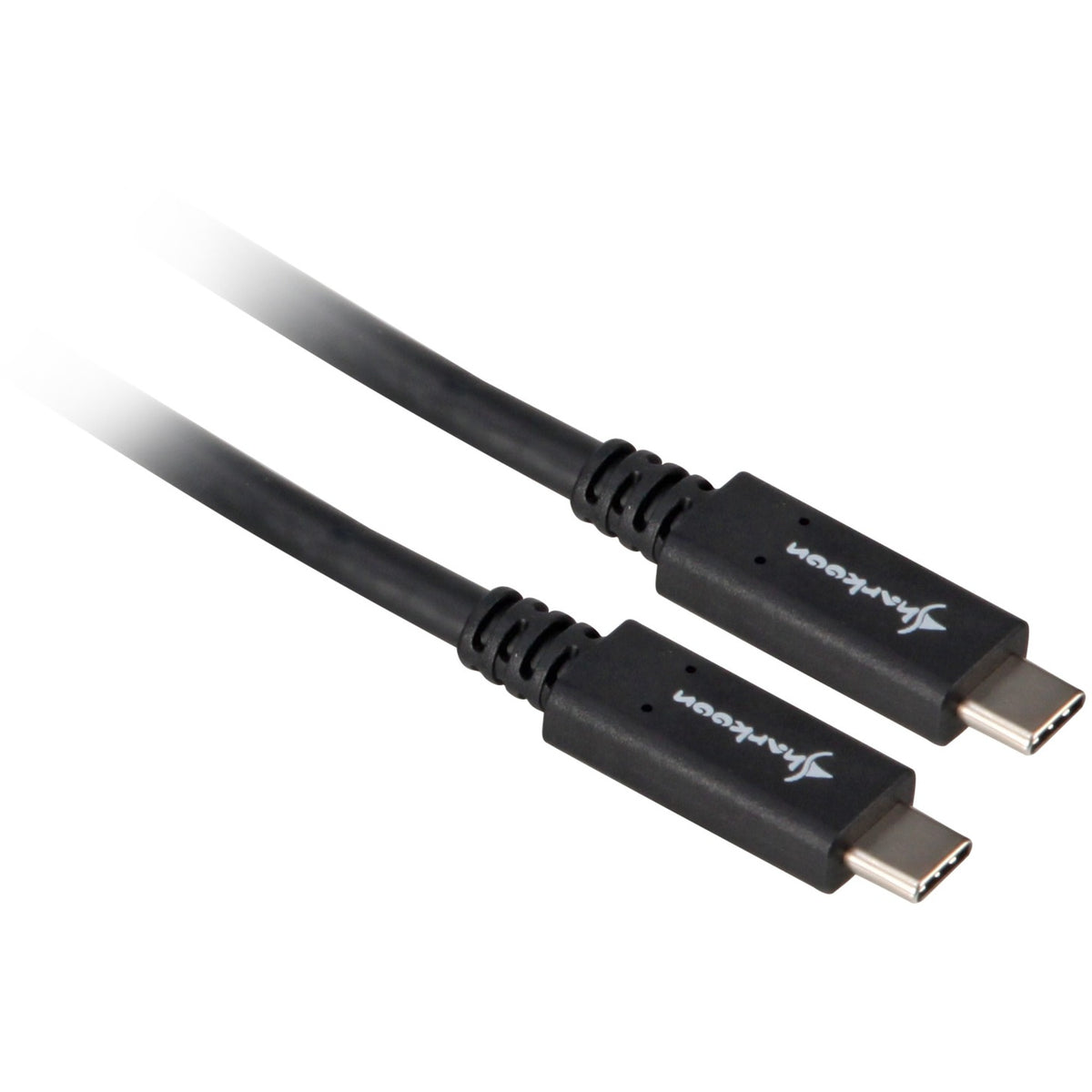 Kabel Sharkoon USB-C 3.2 > USB-C (czarny, 0,5 m)