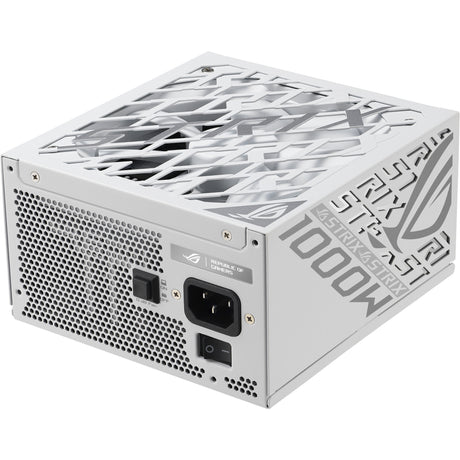 Modułowy zasilacz Asus rog strix platinum white Edition o mocy 1000 W (biały, 1x 12 V-2x6, 4x pcie)