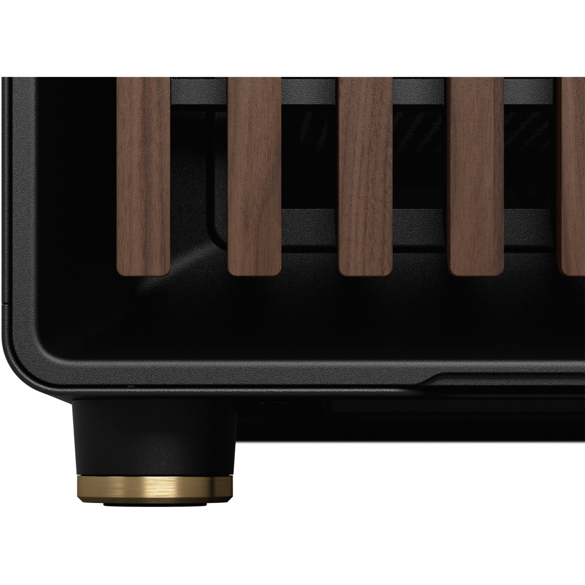 Obudowa North Midi Tower o konstrukcji fraktalnej (kolor czarnego drewna | 2x USB-A | 1x USB-C)