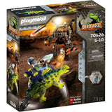 Playmobil Dino Rise - Saichania: Zabawka konstrukcyjna Obrona myśliwców (70626)
