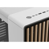 Obudowa Midi Tower o konstrukcji fraktalnej North XL (biały kolor drewna | 2x USB-A | 1x USB-C | szkło hartowane)