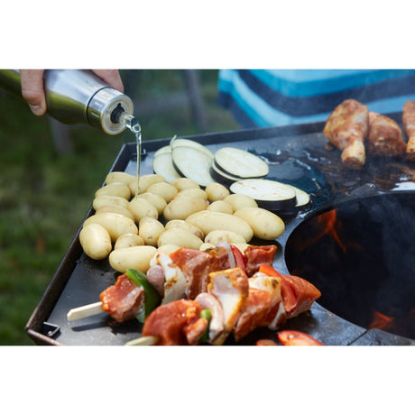 Butelka na olej ze stali nierdzewnej do grillowania, 500ml