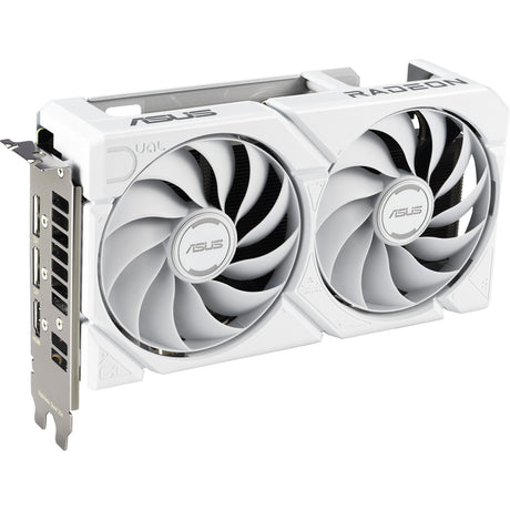 Karta graficzna Asus Radeon RX 9060 XT Dual White Edition 16 GB (biała, RDNA4, GDDR6, 2x Display Port, 1x HDMI 2.1)