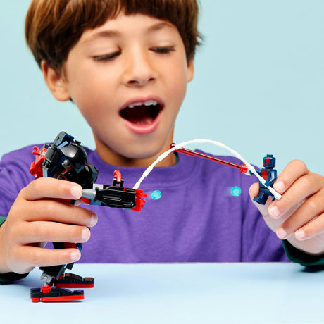Lego Marvel Super Heroes - Miles Morales Mecha kontra Spider-Man 2099 zabawka konstrukcyjna (76337)