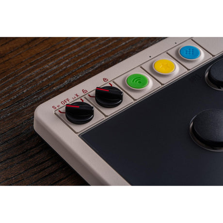 Kontroler 8bitdo Arcade (szary czerwony, 2,4 GHz Bluetooth USB, Nintendo Switch 1 + 2, PC)