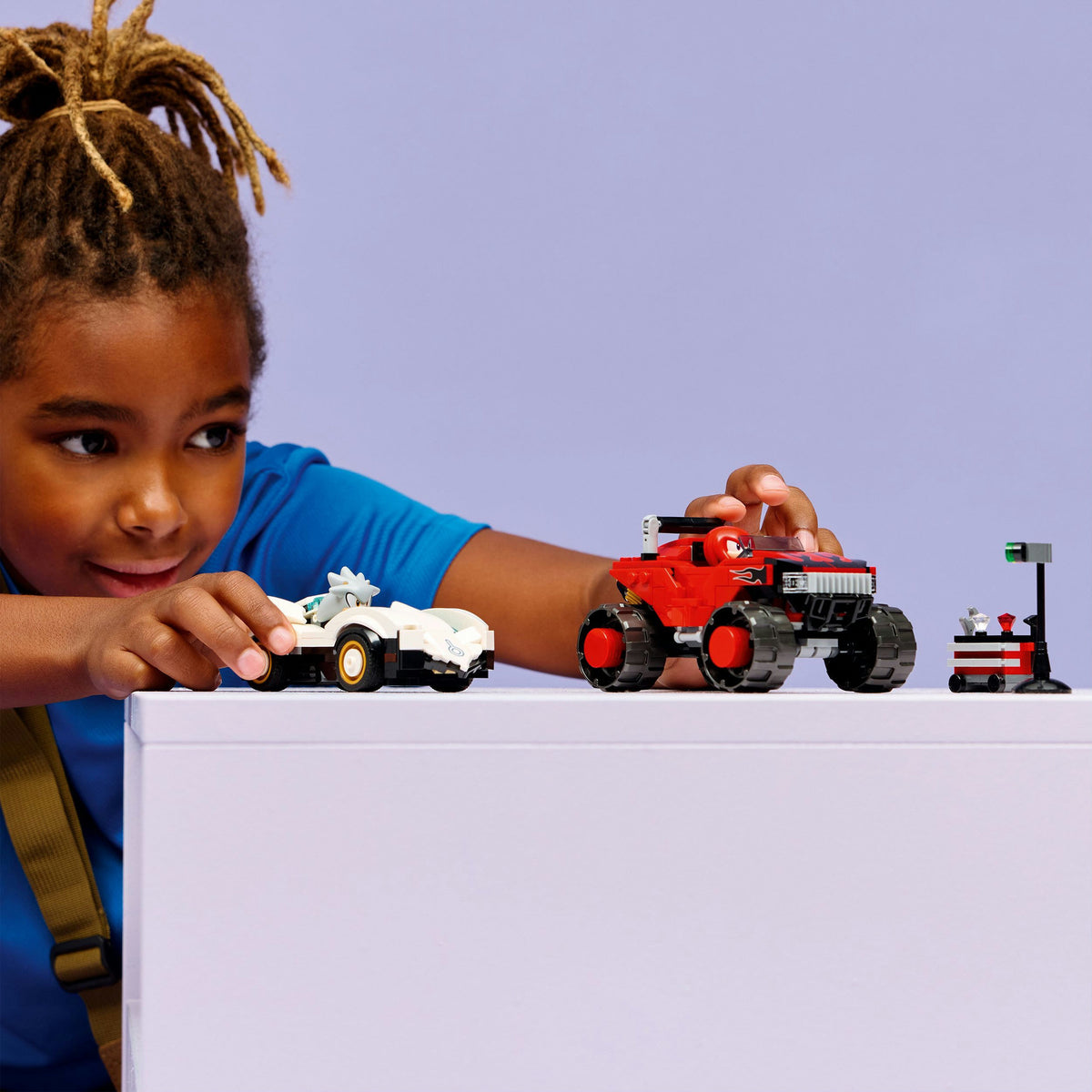 Lego Sonic the Hedgehog 77118 Samochód Silvers kontra Monster Truck Knucklesa