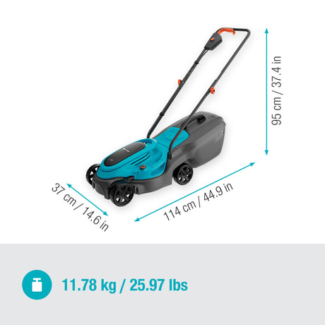 Kosiarka Gardena easymax 32 18v p4a zestaw 4.0