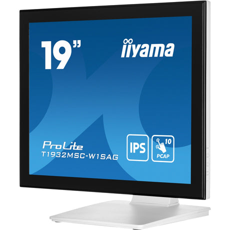 Monitor dotykowy Iiyama prolite t1932msc-w1sag 19 (biały, HDMI, Display Port, VGA, USB-B)