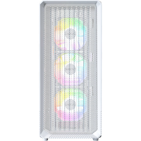 Obudowa midi tower Montech x5 (biała | 2x USB-A | 1x USB-C | szkło hartowane)