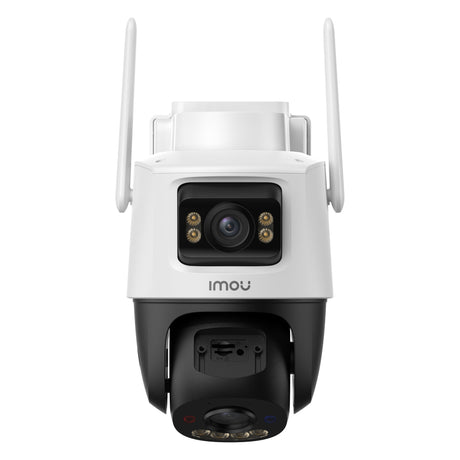 Kamera zewnętrzna Imou Aov z podwójnym obiektywem 5mp+5mp (biała, 3k, 4G LTE, WiFi 6, panel słoneczny)