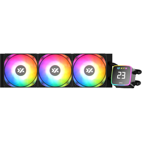 Chłodzenie wodne Xyz PC Gear Aquapulse Aio 360 (czarny, argb, pwm)
