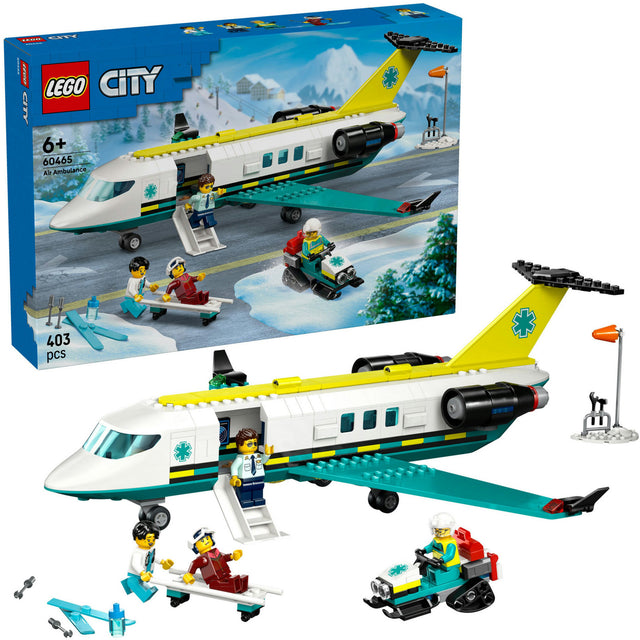 Lego ® miejski samolot ambulansu, zabawkowy samolot - 60465