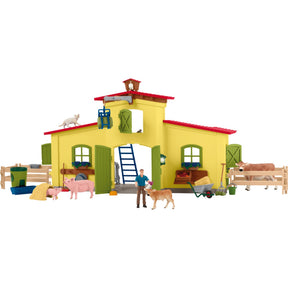 Świat farmy Schleich - duża stabilna, żółta figurka do zabawy