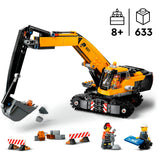 Lego City - żółta zabawka budowlana koparka (60420)