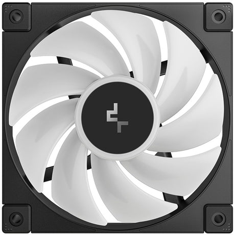 Wentylatory Deepcool fd12 argb (czarne, 3 szt., 120 x 120 x 25 mm, pwm, 3 szt., 4-pinowe złącze wentylatora pwm)