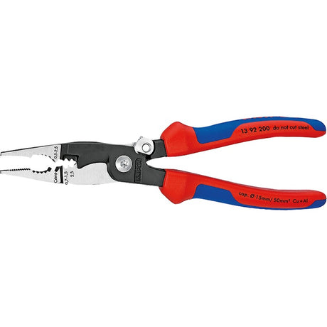 Szczypce montażowe do elektroniki Knipex 13 92 200 (czerwony niebieski)