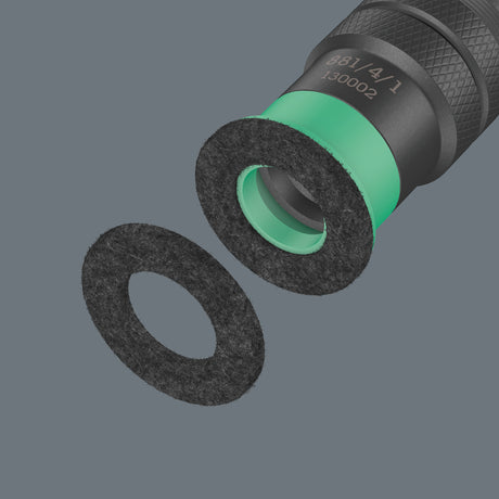 Wera 881 4 1 sb podkładka dystansowa ze zmienną regulacją głębokości wkręcania, 1 bit 4 x 95 mm (czarno-zielony)