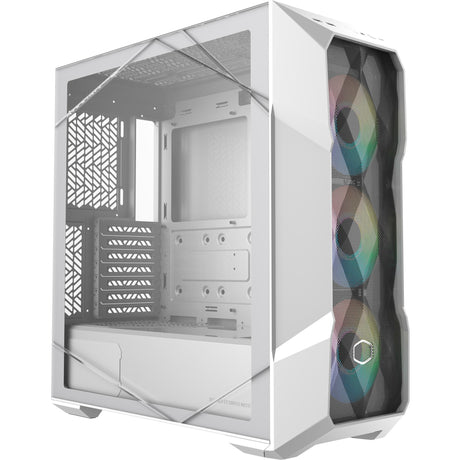 Obudowa Midi Tower Cooler Master Masterbox TD500 Mesh V2 (biała | 2x USB-A | 1x USB-C | RGB | Szkło hartowane)
