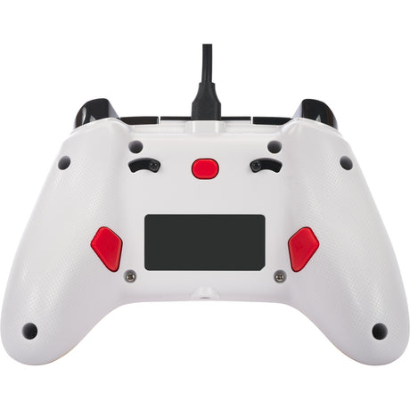 Kontroler Powera Advantage z kablem do konsoli Xbox x|s - nirwana wojownika (magnolia white, xbox series x|s, xbox one, PC)