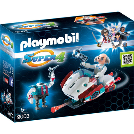 Playmobil Super 4 - Skyjet z dr. x zabawki konstrukcyjne robotów (9003)