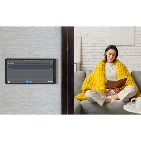 Panel sterowania Shelly Wall Display x2i (srebrny, ekran dotykowy, Wi-Fi 6, Bluetooth 5.4)