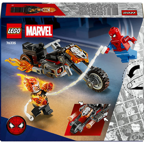 LEGO Super Heroes 76335 Marvel Spider-Man kontra motocykl Ghost Rider
