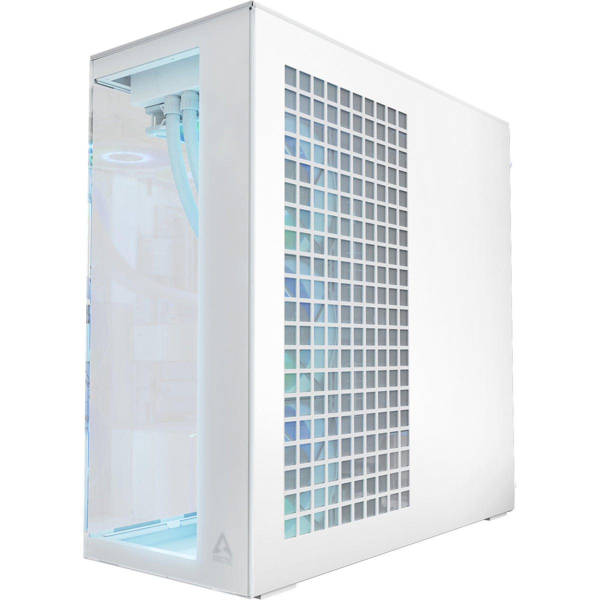 Obudowa Arctic xtender vg midi tower (biała | 2x USB-A | 1x USB-C | RGB | szkło hartowane)