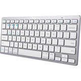 Bezprzewodowa klawiatura Bluetooth Trust (szara, układ US (QWERTY), przełączniki nożycowe, 85%, Bluetooth 4.0)