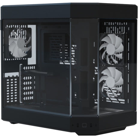 Obudowa midi tower Hyte Y60 (czarna | 3x USB-A | szkło hartowane)