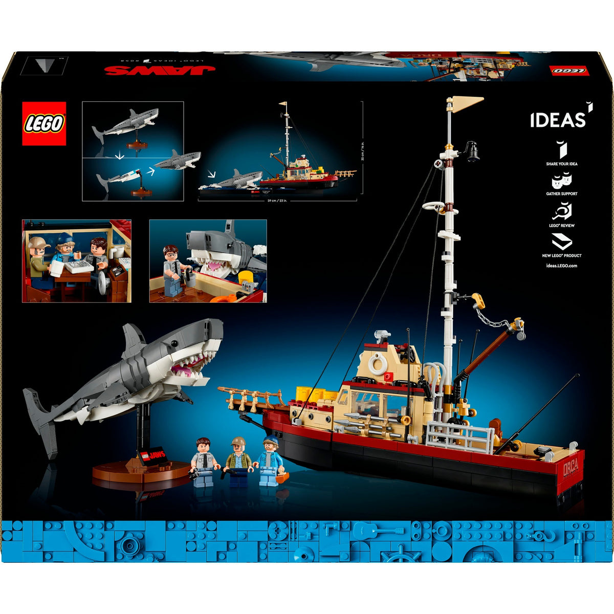 Lego Ideas - zabawki do budowy szczęk (21350)