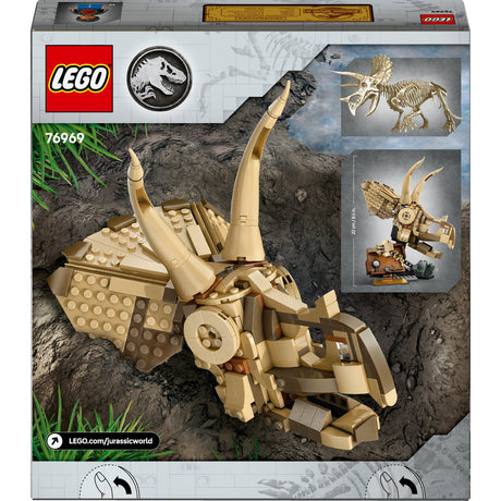 Lego Jurassic World Skamieniałości dinozaurów: Czaszka Triceratopsa - 76969