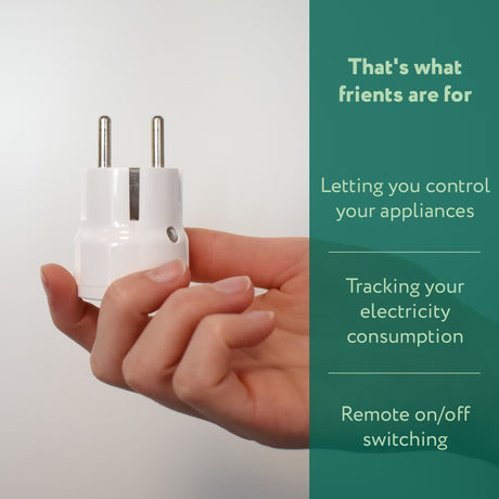 Wtyczka Frient smart plug mini 2 typ e (francuska) (biała, zigbee 3.0)