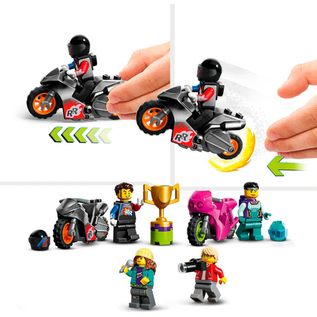 Lego City — zabawka konstrukcyjna „Wyzwanie najlepszych kaskaderów” (60361)